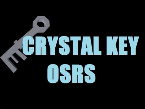 What to do with Crystal key OSRS - YouTube