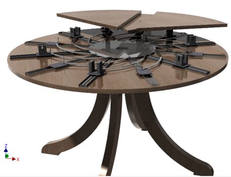 Rezultat imagine pentru Expanding Circular Table Hardware