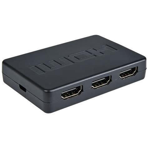 HDMI Switch 3IN1 with IR Remote Control for UHD 2K 4K Support, Full HD ...
