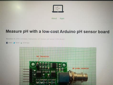 Electrobot Plastic PH0-14 Value Detector PH Sensor Module + PH ...