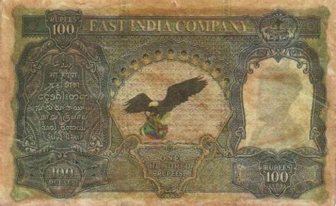 Indian Hundred Rupee Issued by The East India Company. – Ramanisblog