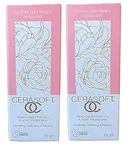 Cerasoft OC Moistrurizer Cream 60gm (Pack of 2) Intensive Moisturising ...