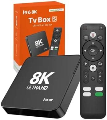Android TV Box 8K Ultra HD Streaming Media Player with Voice Remote ...