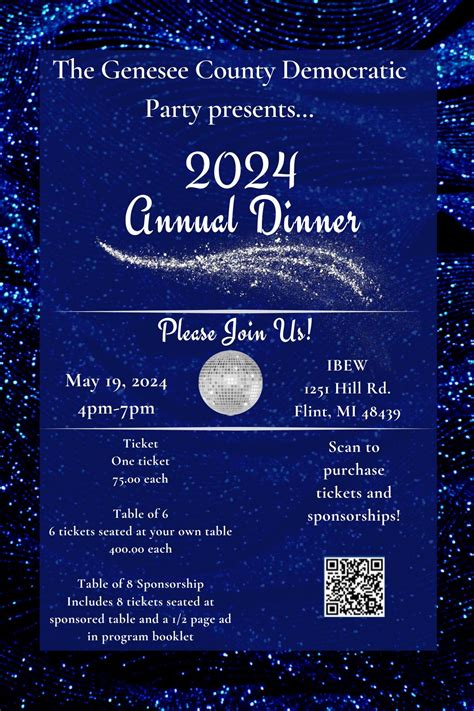 2024 Annual Dinner and Awards Banquet, Ibew 948 Hall, Flint, 19 May ...