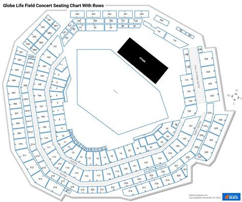 3d Model Globe Life Field Seating Chart/citizens Bank Park Seating Map