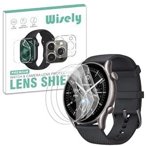 Wisely |3pcs| Screen Guard Protector For Amazfit GTR 4 Smartwatch |1.45 ...