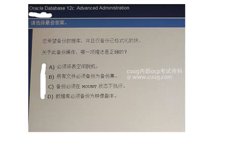 Oracle ocp认证中文考试考题063-27（中文原版） - 哔哩哔哩