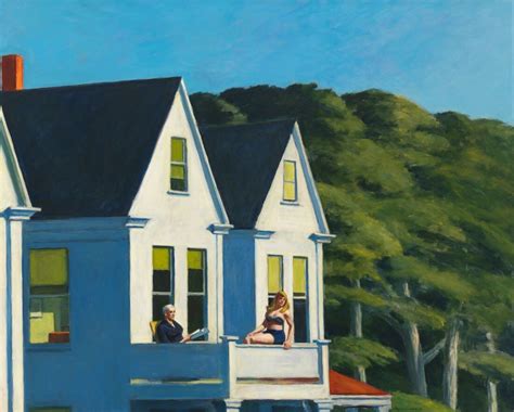 Second Story Sunlight - Edward Hopper Painting - American Realism Art ...
