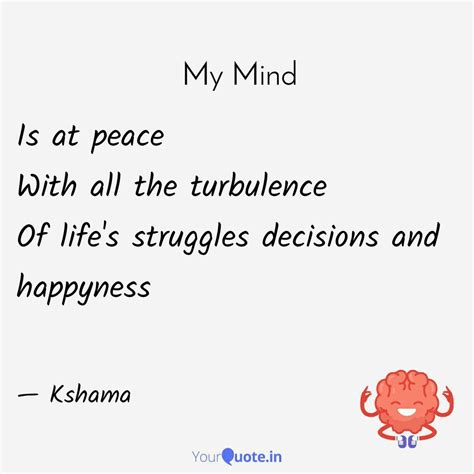 Is at peace With all the ... | Quotes & Writings by Kshama Satish ...