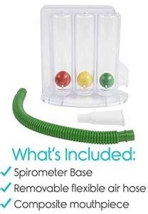 Urban Mediquip Spirometer Breathing Exerciser Respiratory Exerciser ...