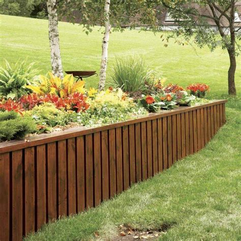 23 Wooden Retaining Wall Garden Ideas To Consider | SharonSable