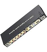 Tobo 5.1CH Audio Converter Decoder DTSHD Dolby Atmos 4K HDMI Bluetooth ...