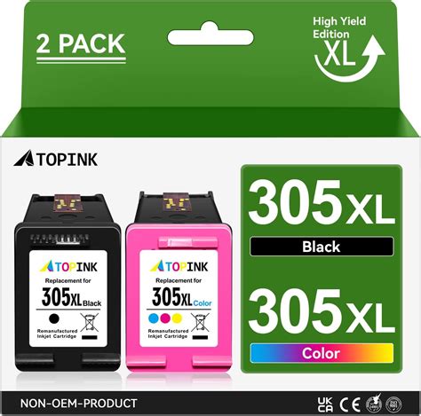 ATOPINK 305 Ink Cartridges Black and Colour, Printer Ink 305 XL ...