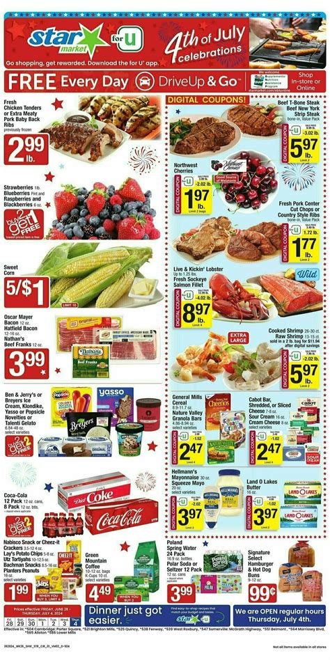 Star Market Flyer from June 28