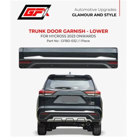 GFX Toyota Hycross 2023 Onwards Trunk Chrome Garnish Lower Side