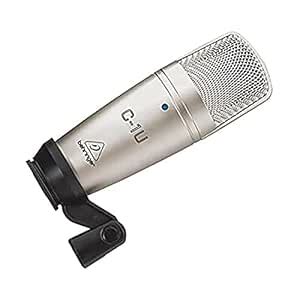 Behringer C1U USB Condenser Microphone (Unidirectional, Silver ...