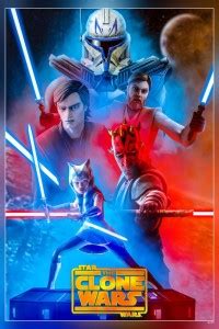 Star Wars: The Clone Wars Series Matte Finish Poster Paper Print ...