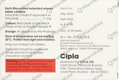 Tofajak In Xr 11 MG Tablet (10): Uses, Side Effects, Price & Dosage ...