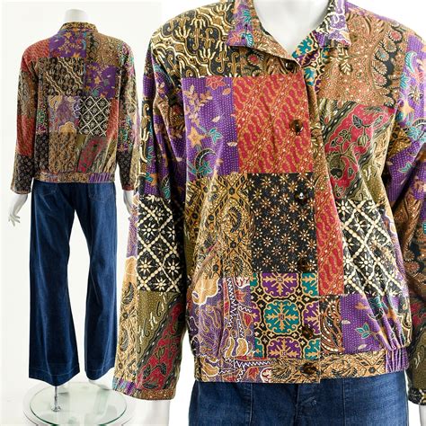 Vintage Rainbow Patchwork Bomber Jacket by Ricki Rose | Shop THRILLING
