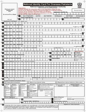 Fillable Online pakmission-uk gov DISCLAIMER: NADRA accepts no ...