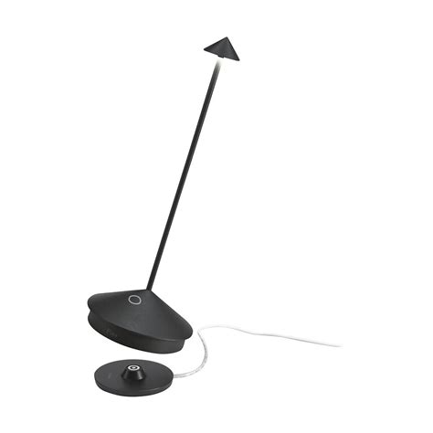 Zafferano Pina Pro Table Lamp - Black