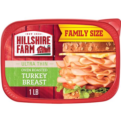 Hillshire Farm Sliced Oven Roasted Turkey Breast Deli Lunch Meat Family ...