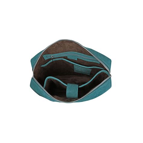 Buy The House Of Ganges Will Vegan Leather Laptop Bag - Green (L) Online
