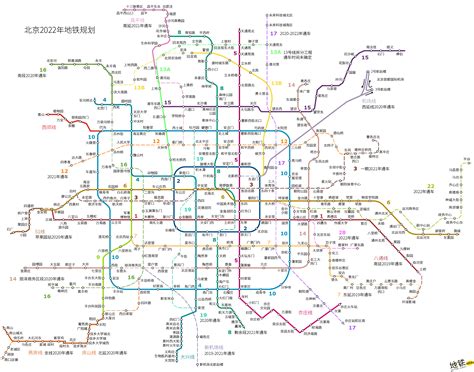 北京地铁线路图_运营时间票价站点_查询下载 - 地铁图