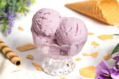 Taro Ice Cream Recipe with Real Taro and Coconut - SugarYums