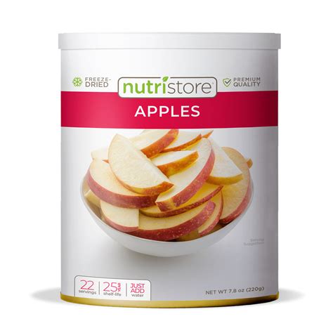 Nutristore Freeze-Dried Apples No. 10 Can - Walmart.com