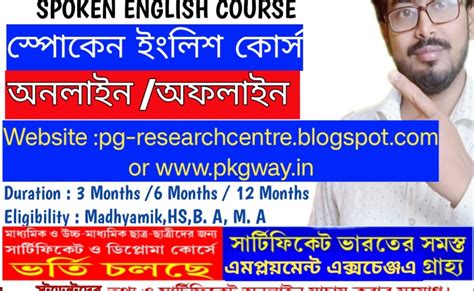 SPOKEN ENGLISH WITH PKG