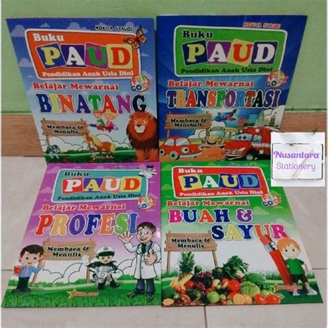 Jual Buku PAUD belajar mewarnai Binatang | Belajar Mewarnai ...