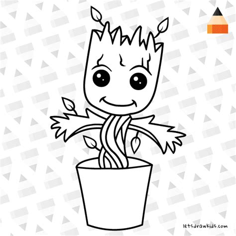 Image result for How to Draw Groot Step by Step
