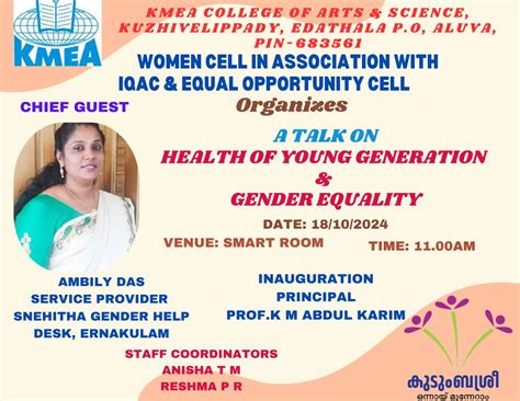 A TALK ON HEALTH OF YOUNG GENERATION AND GENDER EQUALITY 18.10.2024 ...