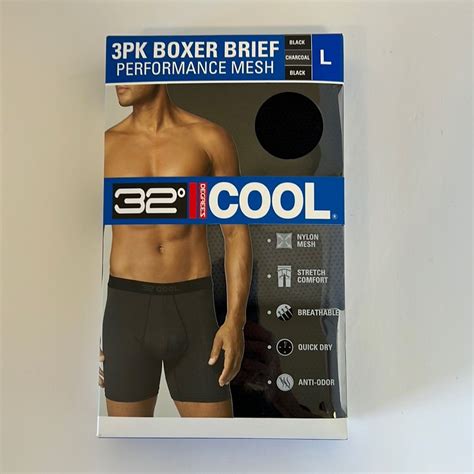 32 Degrees Cool mens boxer briefs 3 pack in 2023 | Men's boxer briefs ...