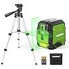 Laser Level with Tripod, HUEPAR 98Ft Self Leveling Laser Level Green ...