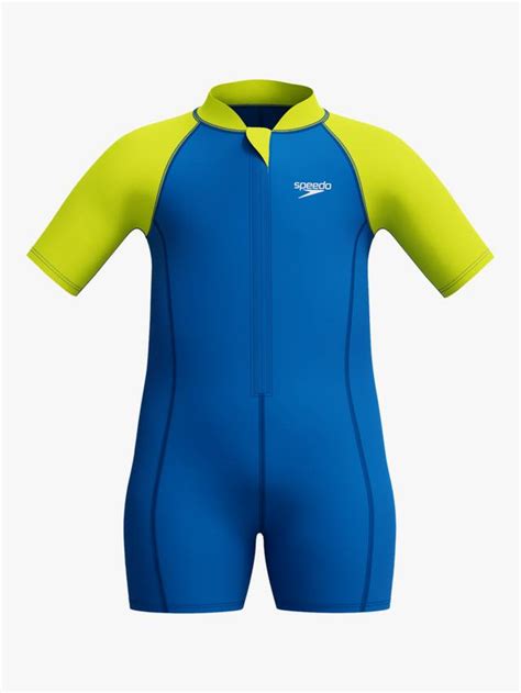 Speedo Kids' Neoprene Short Sleeve Wetsuit, Turkish Sea