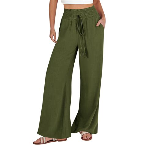 EDFBUYKRS Female Women Pants Casual Womens Cargo Pants Tall Plus Wide ...
