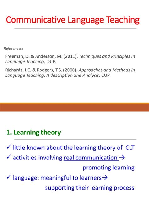 Application of Communicative Language Teaching 的图像结果