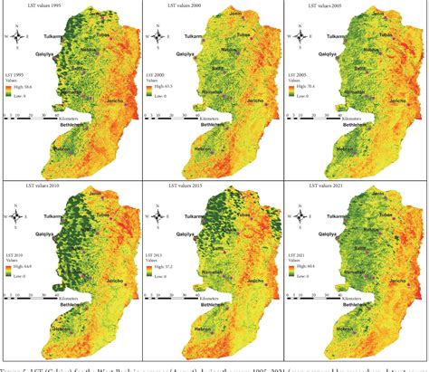 Figure 5 from Land Cover and Land Surface Temperature in the West Bank, Palestine | Semantic Scholar