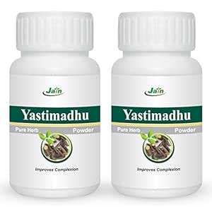 Buy Jain Yastimadhu (Mulethi) Powder, 100 g - 2 Bottles Online at Low ...