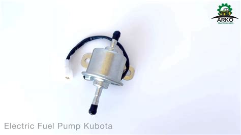 Buy For Kubota Electric Fuel Pump F2560 G1700 R520 12V Perkins Takeuchi ...