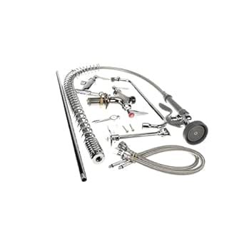 T&S Brass B-0113-ADF12-B Easy Install Pre-Rinse Single Hole Base with ...