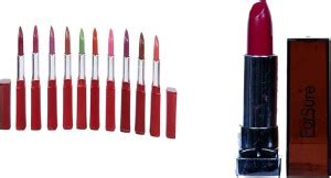 Susha Forsure Premium Glam Shine Lipstick Combo Pack-DL931TO940|PL121 ...