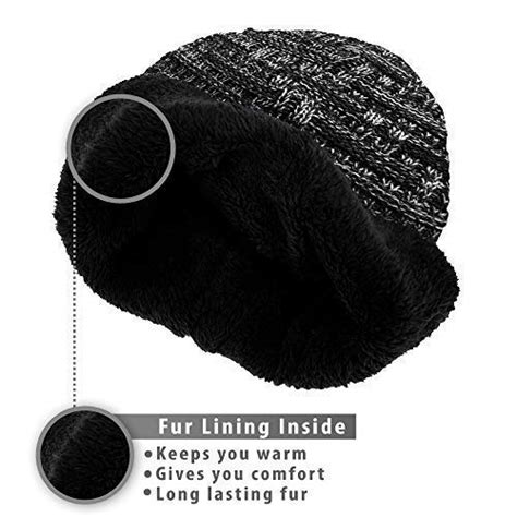 Knotyy Winter Cap for Men - Black, Grey : Amazon.in: Clothing & Accessories