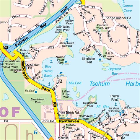 North Saanich and Central Saanich, BC map by Mapmobility Corp. - Avenza Maps | Avenza Maps
