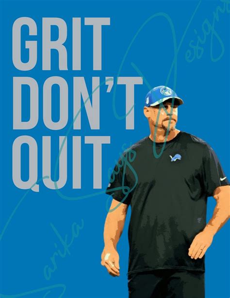Detroit Lions Instant Download - Grit Don't Quit With Dan Campbell ...