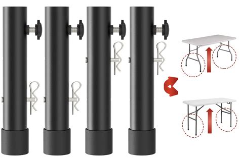 Folding table risers for Folding Tables Straight/Bent Leg, Durable ...