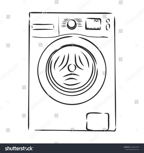 Washing Machine Drawing