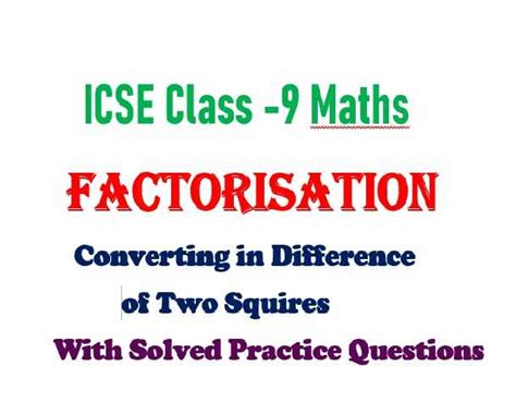 Image result for Class 9 Maths Chapter 12 Factorisation